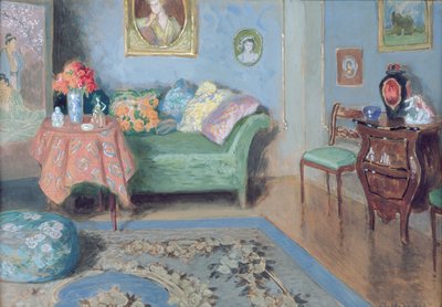 Kleines Zeichenzimmer, ca. 1915 von Jozef Wodzinski